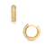 Yolanda Huggie Hoop Earrings - Gold Yolanda Huggie Hoop Earrings - Gold