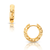 Blakely Hammered Mini Hoop Earrings - Gold Blakely Hammered Mini Hoop Earrings - Gold