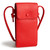 Phone Case Crossbody in Goji Berry Red Leather Phone Case Crossbody in Goji Berry Red Leather