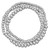 Jensie Beaded Bracelet Set in Silver