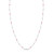 Children's Beaded Satellite Chain in Silver - Pink Mix Children's Beaded Satellite Chain in Silver - Pink Mix