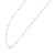 Children's Beaded Satellite Chain in Silver - Pink Mix
