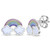 Whimsical Rainbow Children's Earrings Whimsical Rainbow Children's Earrings