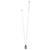 Interlok Harmony Black Necklace Interlok Harmony Black Necklace