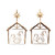 Christmas Nativity Dangle Earrings Christmas Nativity Dangle Earrings