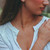 Tiny Initial "P" Necklace - Gold