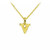 Tiny Initial "V" Necklace - Gold Tiny Initial "V" Necklace - Gold