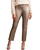 Sophia Hugging Metallic Straight Leg Ankle Jeans