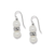 Contempo Heart Pearl French Wire Earrings Contempo Heart Pearl French Wire Earrings