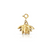 Beatrice Bee Charm - Gold