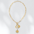 Lyla Sailor Clasp Chain Necklace - gold Lyla Sailor Clasp Chain Necklace - gold