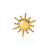 Suri Sun Brooch - Gold Suri Sun Brooch - Gold