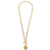 Rowan Toggle Chain Coin Necklace - Gold
