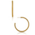Lou Large Mesh Hoop Earrings - Gold
