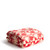Plush Throw Blanket in Graphic Heart