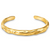 Colby Hammered Cuff Bracelet - Gold