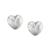 Trianon Heart Small Post Earrings - Silver