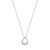 Open Teardrop Pendant Necklace
