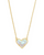 Ari Heart Short Pendant Necklace - Gold Ari Heart Short Pendant Necklace - Gold