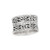 Wide Double Scroll and Hammered Band Wide Double Scroll and Hammered Band