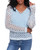 Crochet Lurex Detail Long Sleeve Sweater Crochet Lurex Detail Long Sleeve Sweater