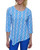 UPF50+ Asymetrical Scoop Neck Top - Daisy Geometric UPF50+ Asymetrical Scoop Neck Top - Daisy Geometric
