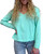 Cropped V-neck Sweater