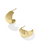 Krista Metal Hoop Earrings - Gold Krista Metal Hoop Earrings - Gold