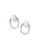 Kaia Open Frame Earrings - Silver Kaia Open Frame Earrings - Silver