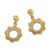 Solara Post Drop Earrings - Gold Solara Post Drop Earrings - Gold