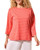 3/4 Sleeve Boat Neck Stripe Jersey Top 3/4 Sleeve Boat Neck Stripe Jersey Top