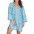 Turtle Beach Resort Tunic Cover Up - Blue/Green Turtle Beach Resort Tunic Cover Up - Blue/Green