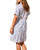 Printed Button Front Flounce Dress Printed Button Front Flounce Dress