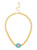 Seraphina Crystal Necklace in Light Blue