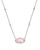 Elisa Lattice Frame Short Pendant Necklace in Silver Elisa Lattice Frame Short Pendant Necklace in Silver
