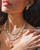 Krista Lace Huggie Earrings in Gold Krista Lace Huggie Earrings in Gold