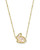 Bunny Short Pendant Necklace in Gold