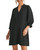 Notch Neck 3/4 Sleeve Dress Notch Neck 3/4 Sleeve Dress