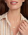 Sand Dollar Short Pendant Necklace in Silver Sand Dollar Short Pendant Necklace in Silver