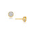 Cateana Bezel Stud Earrings Cateana Bezel Stud Earrings