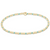 Hope Sincerity Pattern 2mm Bead Bracelet - Mint