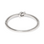 Interlok Single Knot Hinged Bangle Bracelet - Silver Interlok Single Knot Hinged Bangle Bracelet - Silver