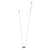 Interlok Single Knot Petite Necklace - Silver Interlok Single Knot Petite Necklace - Silver