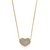Illumina Celeste Heart Bold Necklace - Gold