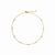 Hydra Delicate Station Necklace - Gold