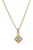 Gilded Diamond Shape Pendant Necklace - Gold Gilded Diamond Shape Pendant Necklace - Gold