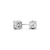 Diamante 1 Ct Stud Earrings - Rhodium