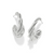 Antica Hoop Earrings - Silver Antica Hoop Earrings - Silver