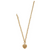 Contempo Medallion Heart Necklace - Gold Contempo Medallion Heart Necklace - Gold