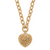 Contempo Medallion Heart Necklace - Gold Contempo Medallion Heart Necklace - Gold
